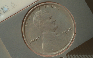 Illustration for article titled This is what a penny looks like after being on Mars for 411 days
